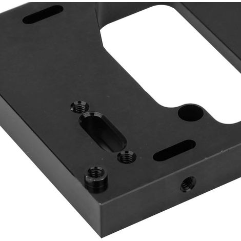 Support de fixation métallique pour servo de direction - Compatible WPL System 1:16 - Voiture RC - Pièce de rechange noir