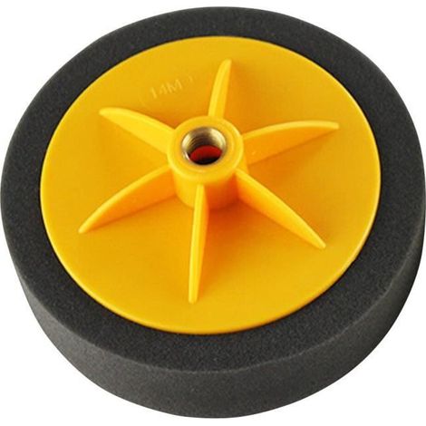 Black -Tampon de polissage de voiture 6 pouces,125mm,pour roue éponge,accessoires de voiture,disque de polissage,entretien (1/4)