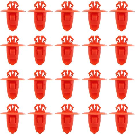 20 Pièces Clips Garniture Passage Roue et Jupe Latérale Compatible avec 1998 à 2018 0940909304 Rivets Poussoirs pour Carrosserie Véhicule (1/5)