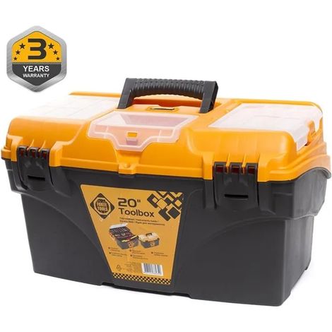 Cassetta porta attrezzi forte cantilever case 3 scomparti plastica ignifuga (1/3)