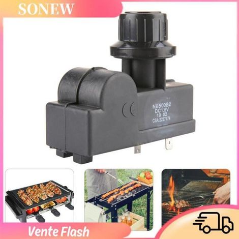 Allumeur À Impulsions - Tension De Sortie 12 KV - Pour Barbecue Et Plancha - 2 Sorties - 7,5 X 6 X 3 Cm - 1 Pièce (1/5)