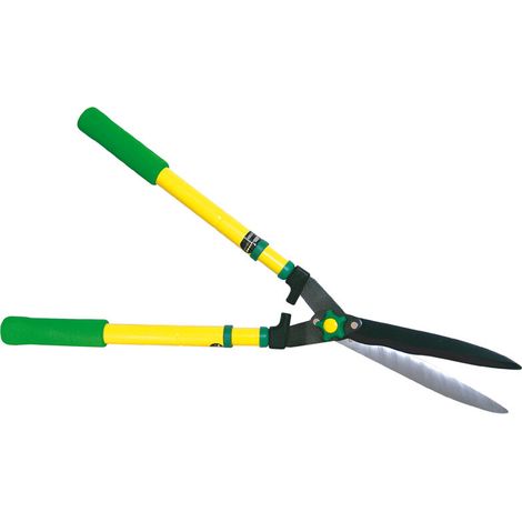 Tagliasiepi telescopico forbice utilia cm63,5-84 taglia siepi lame ondulate (1/2)