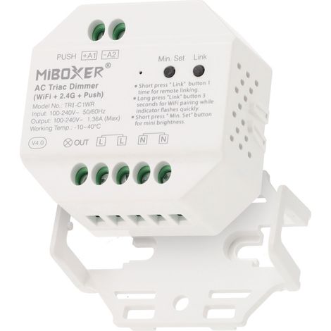 Dimmer per strisce LED CA WiFi 2.4G + pulsante (1/2)