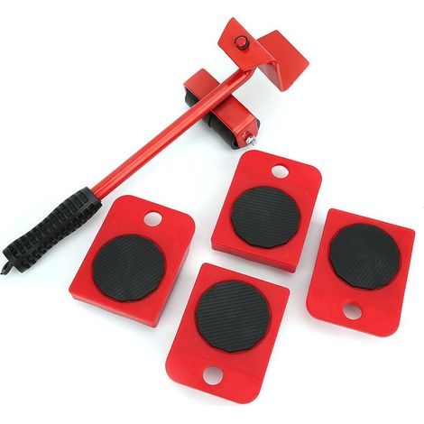 Kit de Deplace Meuble Lourd, avec 4 Pack de Glisseurs Mobiles Lourds, Outils de Déplacement de Meubles de Rouleau de Meubles Jusqu (1/5)