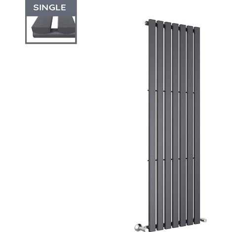 NRG 1800 x 480mm Vertical Designer Radiator Single Rectangular Panel Modern Central Heating Anthracite (1/4)