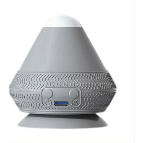 Balle de massage électrique à ventouse pour le dos et les épaules, gris-AquaForge