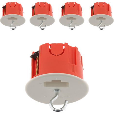 Lot de 5 boîtes DCL point de centre Ø65mm - Zenitech