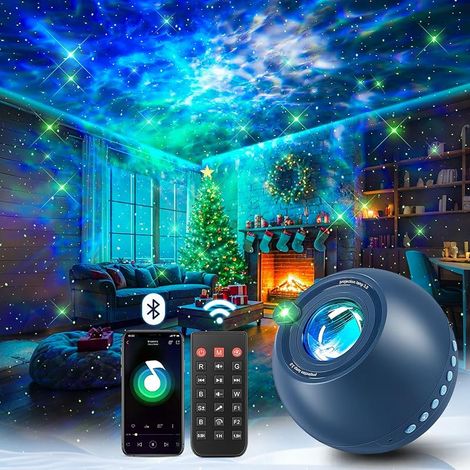 OneFire Projecteur de ciel étoilé, 15 couleurs 15 Projecteur d'endormissement Galaxy, Lumière nocturne Bluetooth enfants avec télécommande, cadeaux pour filles/femmes/jeunes, Halloween/Noël/décoration (1/5)