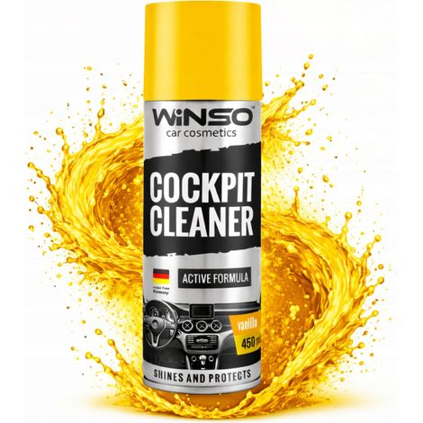 Nettoyant cockpit à la vanille, antistatique, protection UV, 450 ml (1/5)