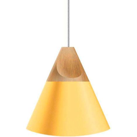 Lámpara colgante KONO Amarillo, E27
