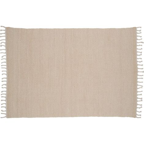 Tapis Déco en Laine "Loke" 203x300cm Beige (1/5)