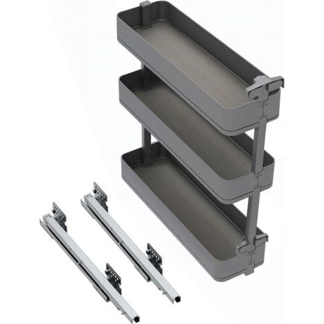 Emuca Harmony porte-bouteilles gris anthracite cuisine (1/5)