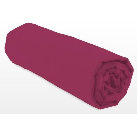 Fitted sheet - LOVELY HOME - LH71614 - 180x200+25 cm - Fuchsia (1/3)
