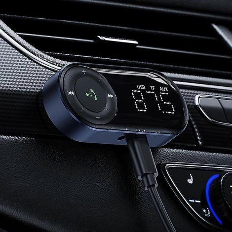 FM-Transmitter fürs Auto, praktischer Bluetooth-Audioempfänger, tragbar, Freisprecheinrichtung fürs Autofahren