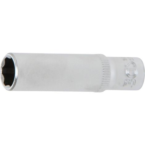 BGS Steckschlüssel-Einsatz Super Lock tief Antrieb Innenvierkant 6,3 mm (1/4") SW 9 mm - 2969 (1/4)