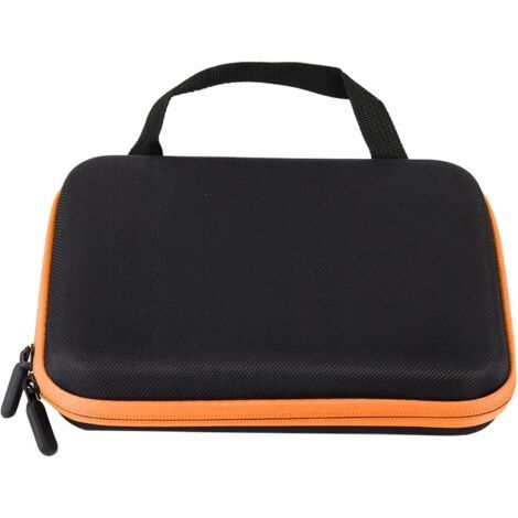 Sollbry Boîte Huile Essentielle, Boîte d'Organisateur d'Huiles Essentielles Portable à 63 Fentes avec Insert en Mousse et Poignée de Transport - 8,5 6,8 1,9 Po(Orange) (1/5)