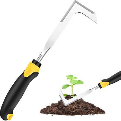Desherbeur Manuel, Outillage de Jardin, Couteau Désherbeur, Desherbeur en Acier Inoxydable, Outil de désherbage Manuel, Arrache Mauvaise Herbe Jardinage (1/5)