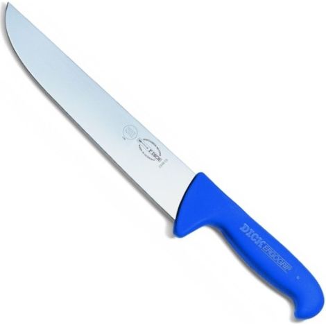 Couteau de boucher droit 23 cm bleu ErgoGrip