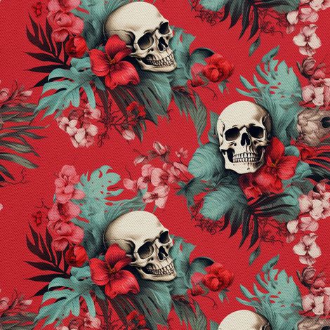 Tela decorativa para exteriores Oxford - Motivo de calavera I DX4657 (1/5)
