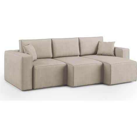 Morfeo Divano 3 sedute tessuto impermeabile 245 cm panna