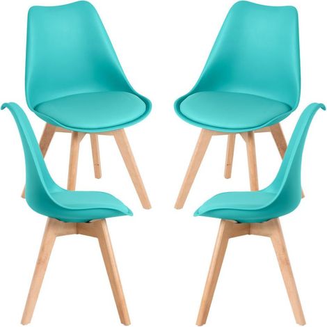 Packs Sillas Comedor - Pack 4 Sillas Synk Basic - Aguamarina