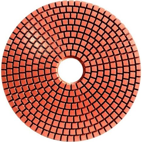 Dischi abrasivi diamantati da 6 pollici (150 mm), per uso a secco/umido, flessibili, per cemento, granito e marmo, grana 30-3000, grana 30 -Crezuo