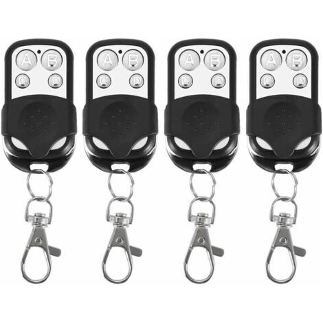 Mando a distancia inalámbrico universal de clonación de 4 piezas para puerta de garaje