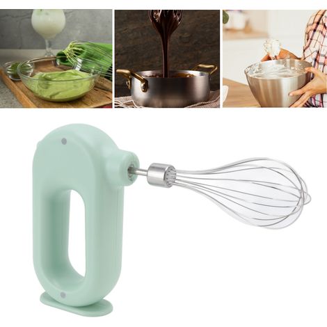 Batidora eléctrica de mano con 3 velocidades, antideslizante, libre de BPA, 5V/20W para batir, espumar y mezclar, color gris. (1/5)