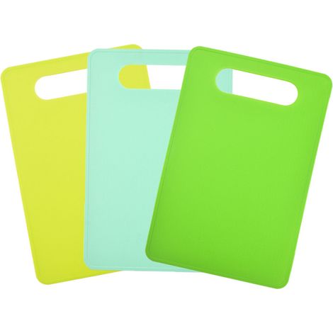 Planche A Decouper - Plastique Flexible Antiderapant - Pour Cuisine Maison Ou Professionnelle - Lot De 3 (1/5)