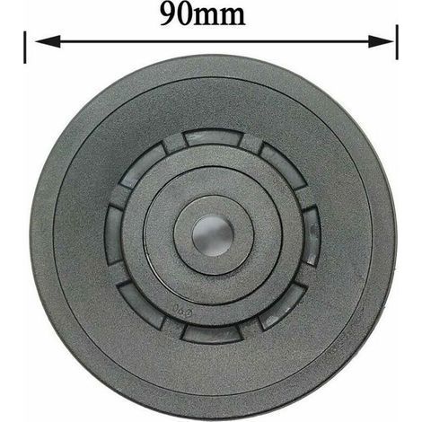 HONORNIC - 90 mm Roulement Poulie Musculation Nylon, Roue de Cable Poulie Universelle pour Appareils Gym, Poulie Roulements à Billes (1/4)