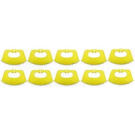 Lot de 10 anneaux de sevrage bovins pour élevage, outil nasal pour gestion du bétail, anneaux de nez en acier inoxydable pour taureaux et vaches, pratique et durable (1/5)