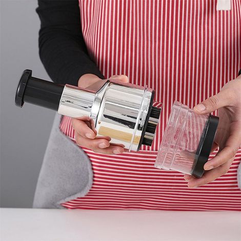 1 presse-ail chromé en boîte carton (1 broyeur à ail) taille unique (1/5)