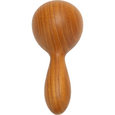 Marteau de massage aux huiles essentielles SPA Dragueur de méridiens Bâton de massage à raclage Bâton de massage en bois pour bain de lait Masseur thérapeutique et relaxant à bille ronde (1/5)
