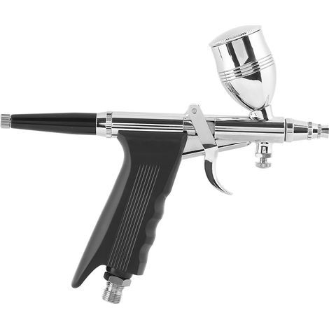 Gravity feed airbrush kit with 0.3 mm, 0.5 mm and 0.8 mm nozzles and cups (1/5)