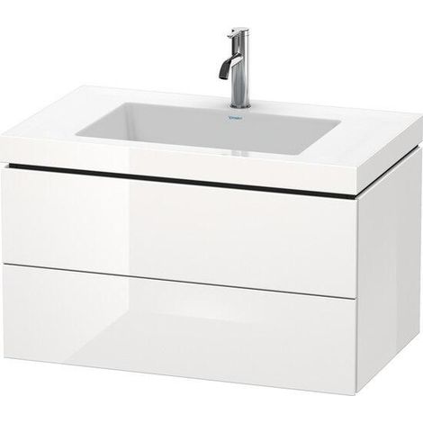 Duravit L-Cube c-bonded Set wandhängend, 2 Schubkästen, ohne (1/5)