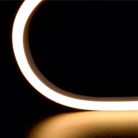 Ruban LED Néon 24V 5m 9,6W/m IRC90 Variable IP67 ZAMBELIS LS69 - 120 deg - Blanc chaud - 3000K