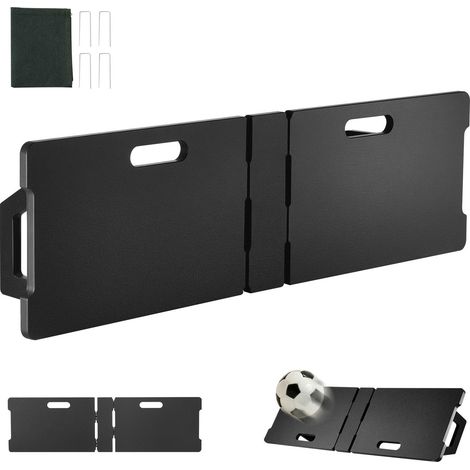 Panneau de Rebond Football 45"x13", Portable et Pliable, 2 Angles, HDPE, Entraînement Passes et Tirs pour Enfants et Adultes (1/5)