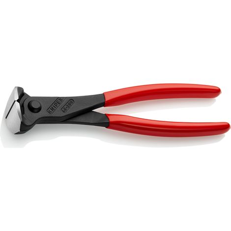 KNIPEX 68 01 200 Alicate de corte frontal recubiertos de plástico Negro atramentado 200 mm