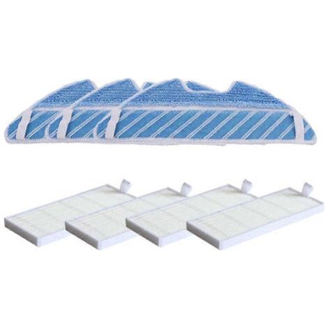 FENOPLASTICAAccessoires pour aspirateur robot Cecotec Conga 1390, 1290 et 1590 : filtre HEPA, chiffon de nettoyage et accessoires pour la serpillière. (1/5)