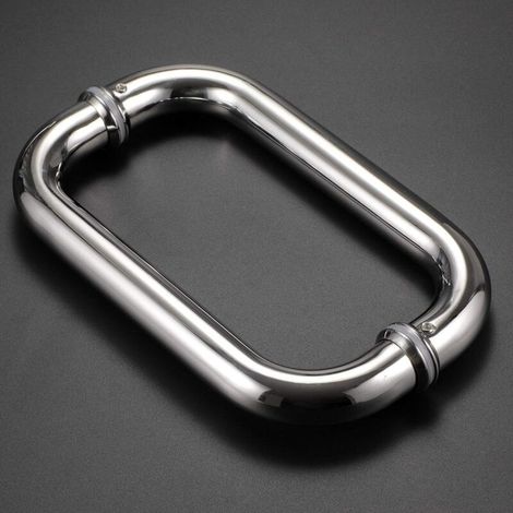 Poignées de porte en verre, poignées de porte de douche en acier inoxydable (1/4)