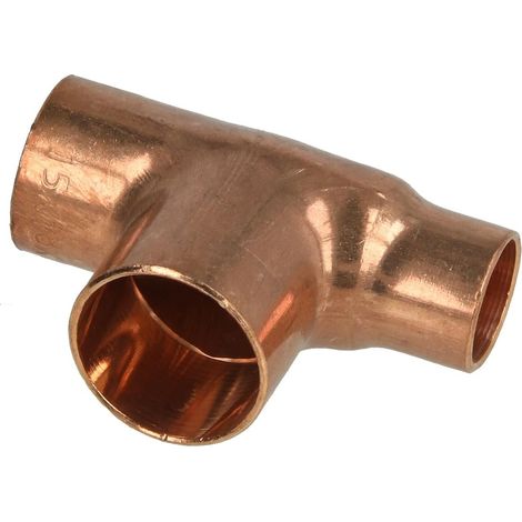 Raccord à braser cuivre té réduit 15 x 18 x 12 mm