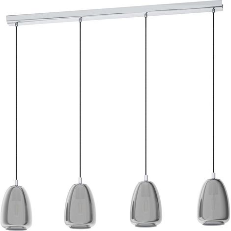 Suspension Alobrase Linéaire - Argent|Noir|Transparent (1/3)