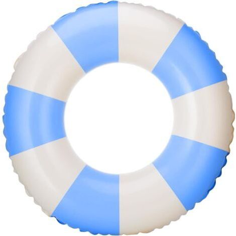 BUNTHAUS Bouée de natation gonflable rayée pour adultes, idéale pour les vacances à la plage et les fêtes au bord de la piscine, 75 cm (1/5)