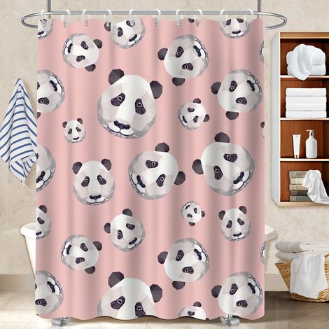 Rideau de douche imperméable en polyester 180x180 artistique housse de baignoire pour se sentir en vacances chez soi (1/5)