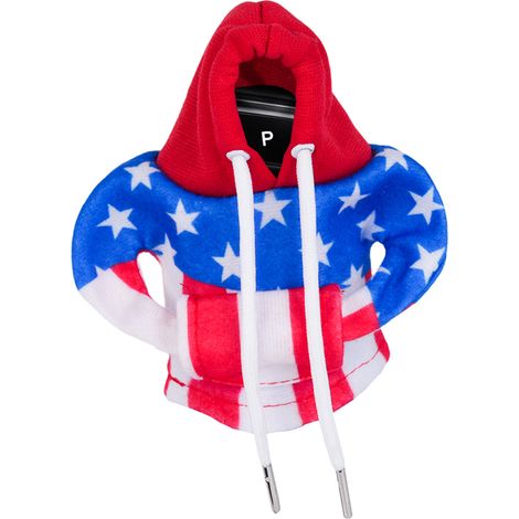 Christmas Limited Edition Car Gear Shift Cover Hoodie Style Gear Shift Lever Handbrake Cover - National Flag Design (1/4)
