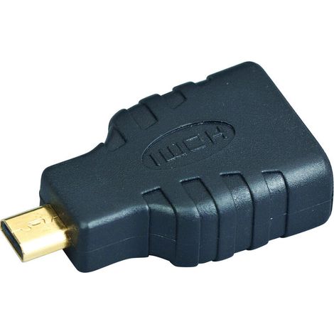 Gembird HDMI(F)-microHDMI(M) Negro (1/2)