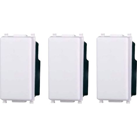 gloca Set 3 Invertitori 1P 16A Compatibili Plana (1/4)