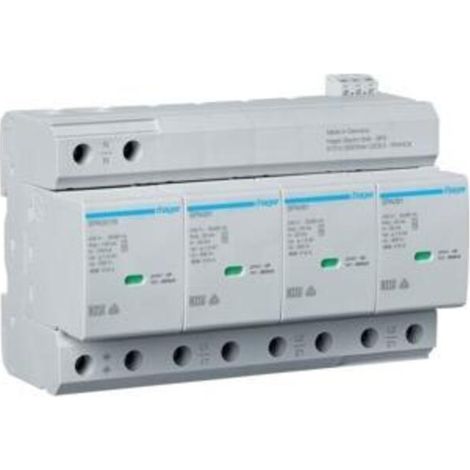 Hager Kombiableiter T1+T2 4P Uc350V Iimp SPA801