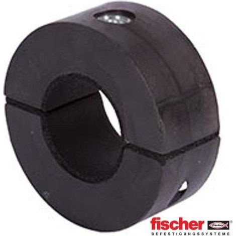 Fischer 505585 Abrazadera de sujeción invisible para tuberías 28mm