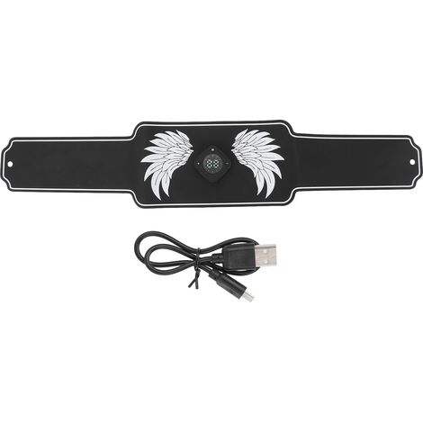 Ceinture électro-stimulante abdominale pour affiner la silhouette et renforcer les muscles - Noir (1/5)